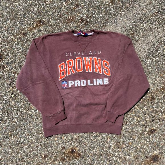 VINTAGE CLEVELAND BROWNS CREWNECK - Picture 1 of 4